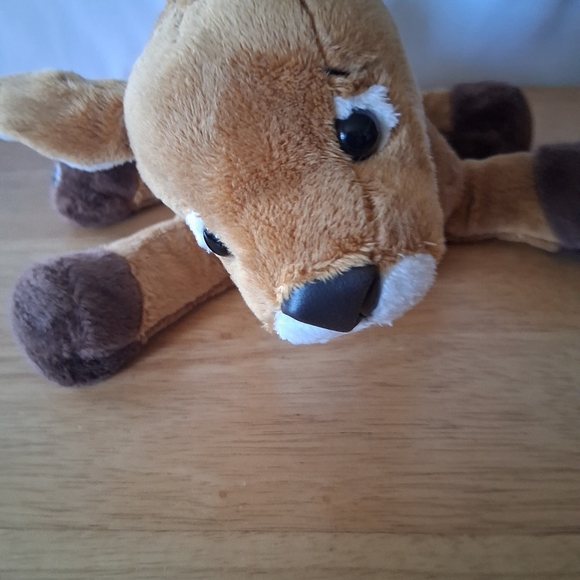 Plush Fawn Toy - Brown and White - Picture 5 of 7